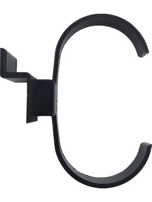 Stand Market  Saat Standı Raflık Çengel Kırılmaz Siyah (100 Adet)