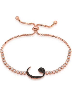 925 Gümüş Vav Asansör 925 Ayar Gümüş Bileklik