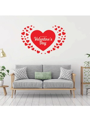 Atalya Reklam Happy Valenti̇ne's Day & 14 Şubat Sevgi̇li̇ler Günü Sti̇cker 2