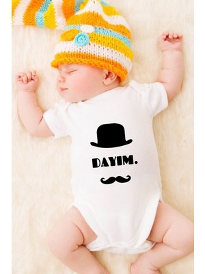 Tuğba Baby Özel Tasarım Bebek Zıbın - Çıtçıtlı Body (Dayı)