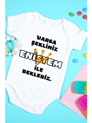 Tuğba Baby Bebek Zıbın Çıtçıtlı Body Varsa Şekliniz Eniştem Ile Bekleriz!