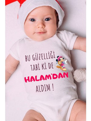 Tuğba Baby Özel Tasarım Bebek Zıbın - Çıtçıtlı Body (Bu Güzelliği Tabi Ki De Halamdan Aldım!)
