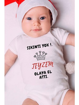Tuğba Baby Özel Tasarım Bebek Zıbın - Çıtçıtlı Body (Sıkıntı Yok Teyzem Olaya El Attı.!)