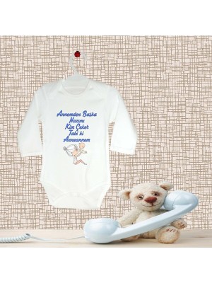 Tuğba Baby Annemden Başka Kim Çeker Nazımı Baskılı Bebek Zıbını