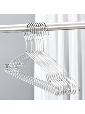 Vip Home Concept Metal Elbise Askısı 48 Adet Kıyafet Askısı Pantolon Askısı Tel Askı