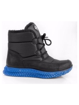 Khıones  Siyah Mavi Taban Kar Botu Bağcıklı