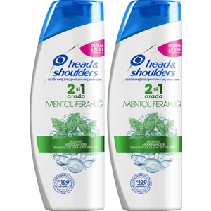 Mentol Ferahlığı Şampuan 2'si 1 Arada 400 ml x 2