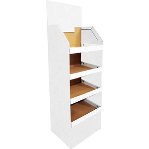 Std1 40X60X172cm 4 Raflı Dikey Karton Teşhir Standı