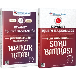 Memur Sınav 2022 DİB Şube Müdürü Konu Anlatım Kitabı - Soru Bankası 2'li Set