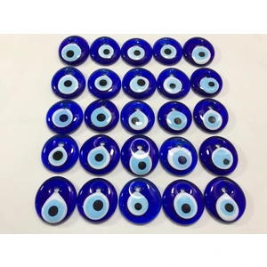 Cam Nazarlık 25 Adet 4-4.2 Cm Cam Nazar Boncuğu Ağaç Süsü Bahçe Süsü Duvar Süsünazarlık