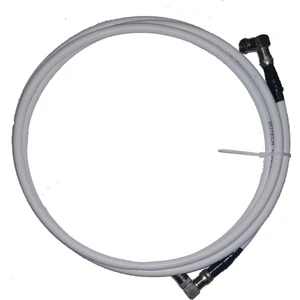 Hazır Uydu Anten Kablosu 4 Metre L Tipi Konnektörlü Full Hd Uyumlu Rg6