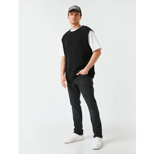 Erkek Straight Fit Kot Pantolon - Mark Jean