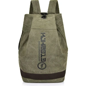 15.6" Laptop Sırt Çantası Seyahat Dayanıklı Kanvas Çanta (Yurt Dışından)