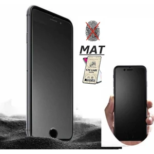 Iphone 8 Mat Ekran Seramik Tam Kaplayan Kırılmaz Cam Nano Ekran Koruyucu Siyah