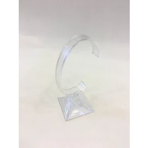 Stand Market  Saat Standı Küçük Piramit Şeffaf (100 Adet)