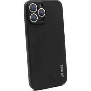 Apple iPhone 13 Pro Max Için Sıvı Silikon Hassas Kesim Telefon Kılıfı - Siyah (Yurt Dışından)