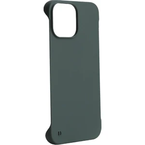 Apple iPhone 13 Için Kauçuklu Mat Çerçevesiz Çizilmez Sert Pc Telefon Kılıfı - Siyah/yeşil (Yurt Dışından)