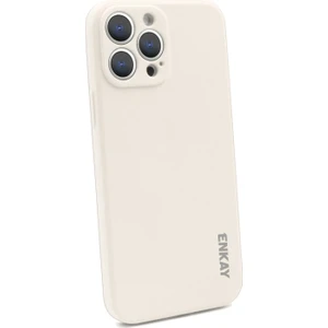Apple iPhone 13 Pro Max Için Sıvı Silikon Hassas Kesim Telefon Kılıfı - Bej (Yurt Dışından)