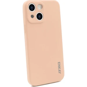 Apple iPhone 13 Için Düşmeye Dayanıklı Hassas Kesim Sıvı Silikon Telefon Kılıfı - Açık Pembe (Yurt Dışından)