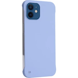 Apple iPhone 12 Mini Için Mat Sert Pc Kauçuklu Düşmeye Dayanıklı Telefon Kılıfı - Mor (Yurt Dışından)
