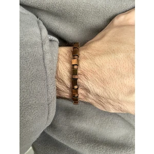 Padore Accessory Bakır Rengi Şık Metal Bileklik