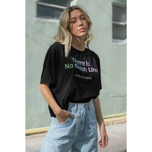 Mad Girls Siyah Tişört MG946