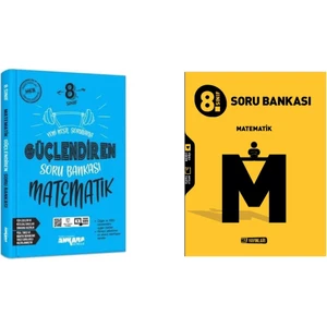 Ankara Yayıncılık 8.Sınıf  Güçlendiren Matematik Soru Bankası+Hız Matematik Soru Bankası