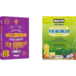 Ankara Yayıncılık 8.Sınıf  Güçlendiren Fen Bilimleri Soru Bankası+Okyanus Master Fen Soru Bankası