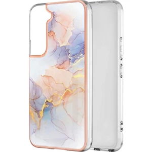 Çizilmeye Dayanıklı Mermer Desenli Galvanik Tpu Telefon Kılıfı - Samsung Galaxy S22 5g (Yurt Dışından)