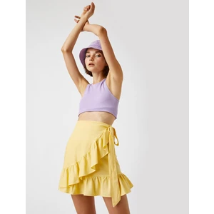 Keten Etek Fırfırlı