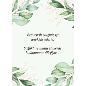 Tellgraf Teşekkür Kartı 8,4X5,2100 Adet