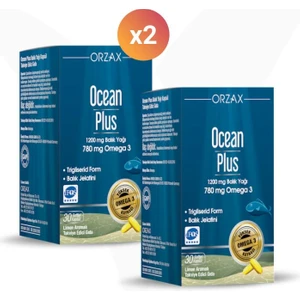 2 Adet Ocean Plus 30 Kapsül Balık Yağı