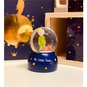 Mini Boy Küçük Prens Kar Küresi Işıklı 6.5 cm