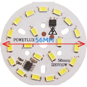 Hazar Led 220 Volt 10 Watt SMD 5630 Ledli Hazır Led Modül 56 MM Beyaz (3 Adet)
