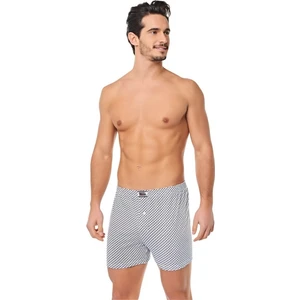 Seher Yıldızı Erkek Penye Desenli Boxer Şort 10 Adet