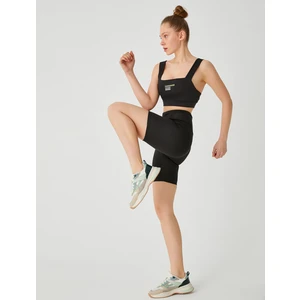 Kadın Yüksek Bel Şort Tayt