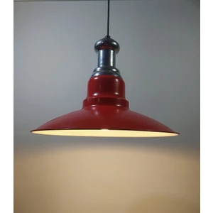 Vinatge  Kırmızı Metal Sarkıt Avize