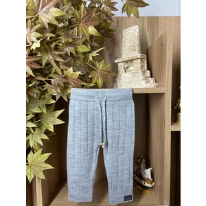 Meriç Bebe Beli Bağcıklı Fitilli Triko Pantolon