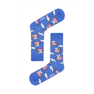 Carnaval Socks Pembe Domuz Desenli Renkli Çorap