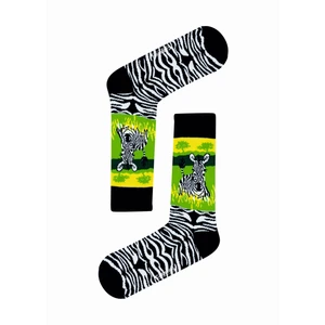Carnaval Socks Zebra Desenli  Renkli  Çorap