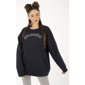 Kadın Columbıa Baskılı Oversize Sweatshirt