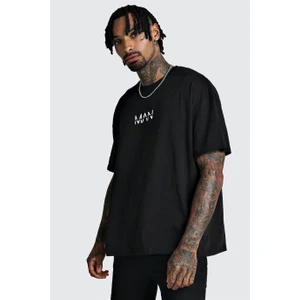 Crash Man African Erkek Siyah Oversize Tshirt