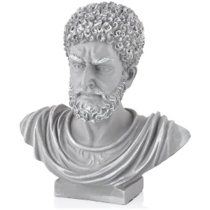 Tual Hobi Sanat Dekoratif Polyester Marcus Heykeli