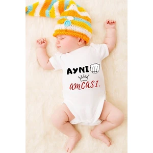 Tuğba Baby Özel Tasarım Bebek Zıbın - Çıtçıtlı Body (Aynı Amcası 2 !)