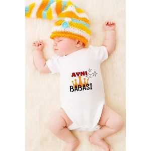 Tuğba Baby Özel Tasarım Bebek Zıbın - Çıtçıtlı Body (Aynı Babası)