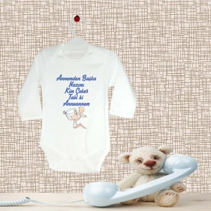 Tuğba Baby Annemden Başka Kim Çeker Nazımı Baskılı Bebek Zıbını