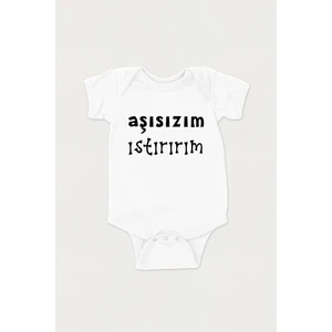 Tuğba Baby Baskılı Çıtçıtlı Bebek Body Zıbın