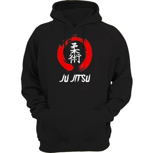 Jujitsu Baskılı 3 Ipl. Şardonlu, Içi Polar, KALIN(600GR) Kapüşonlu Hoodie
