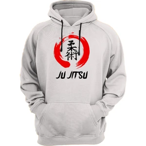 Jujitsu Baskılı 3 Ipl. Şardonlu, Içi Polar, KALIN(600GR) Kapüşonlu Hoodie