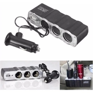 Araba Araç Oto Çakmak Çoklayıcı Çoğaltıcı Soketi USB Çakmaklık